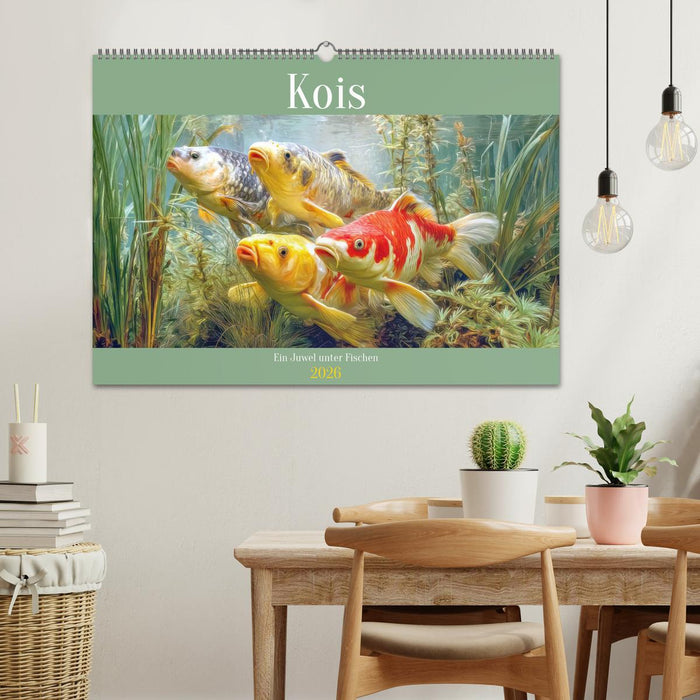 Kois - Ein Juwel unter Fischen (CALVENDO Wandkalender 2026)