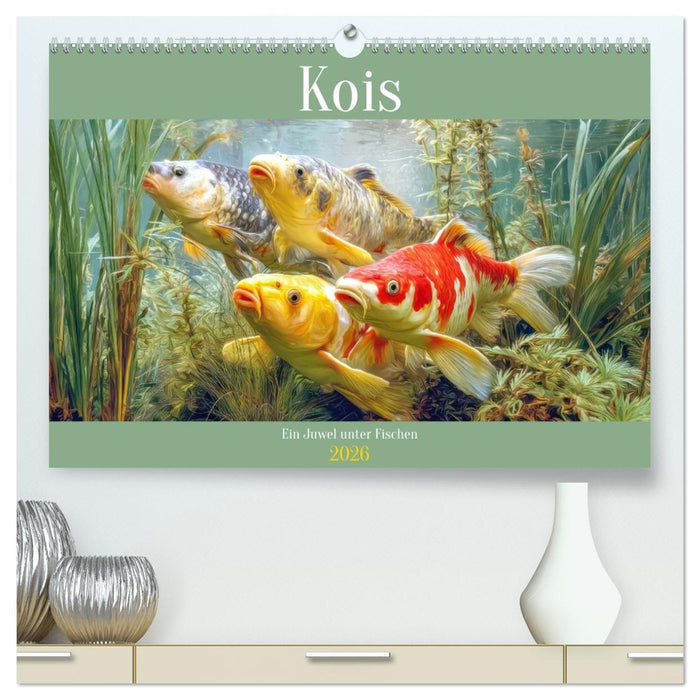 Kois - Ein Juwel unter Fischen (CALVENDO Premium Wandkalender 2026)