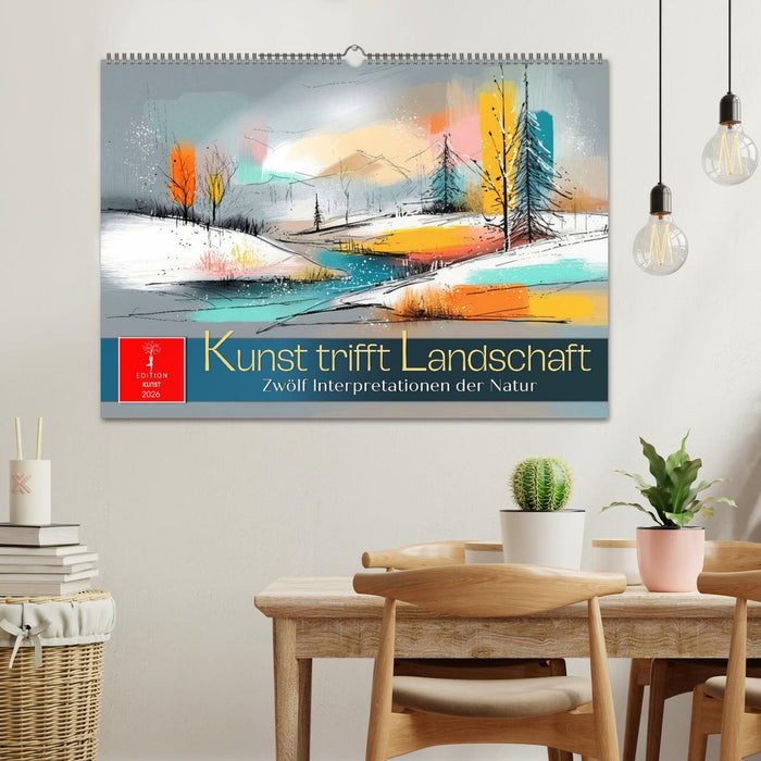 Kunst trifft Landschaft (CALVENDO Wandkalender 2026)