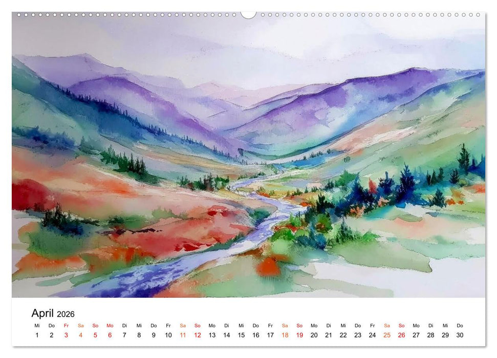 Kunst trifft Landschaft (CALVENDO Wandkalender 2026)