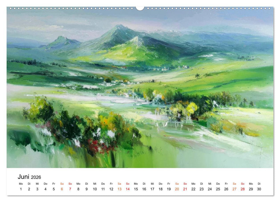 Kunst trifft Landschaft (CALVENDO Wandkalender 2026)