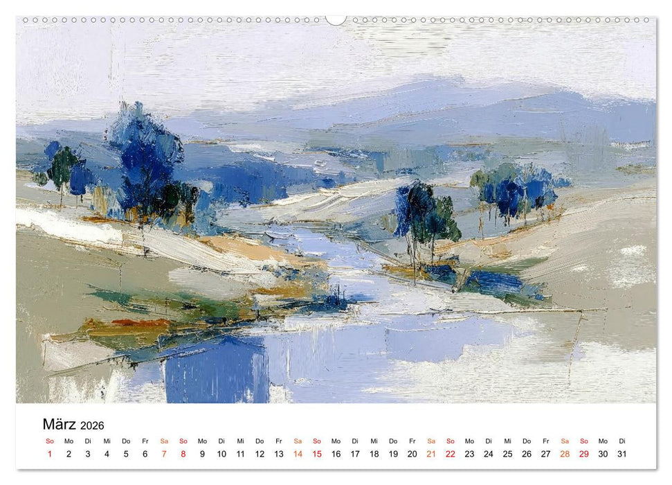Kunst trifft Landschaft (CALVENDO Premium Wandkalender 2026)
