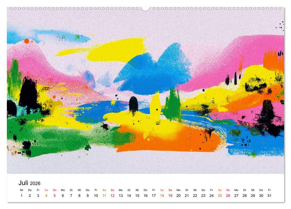 Kunst trifft Landschaft (CALVENDO Premium Wandkalender 2026)