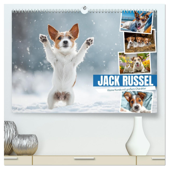 JACK RUSSEL - Kleine Hunde mit großem Charakter (CALVENDO Premium Wandkalender 2026)