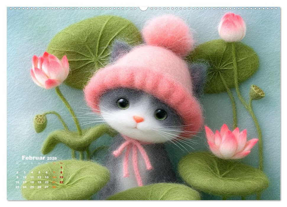 Tierisch flauschige Abenteuerreise (CALVENDO Premium Wandkalender 2026)