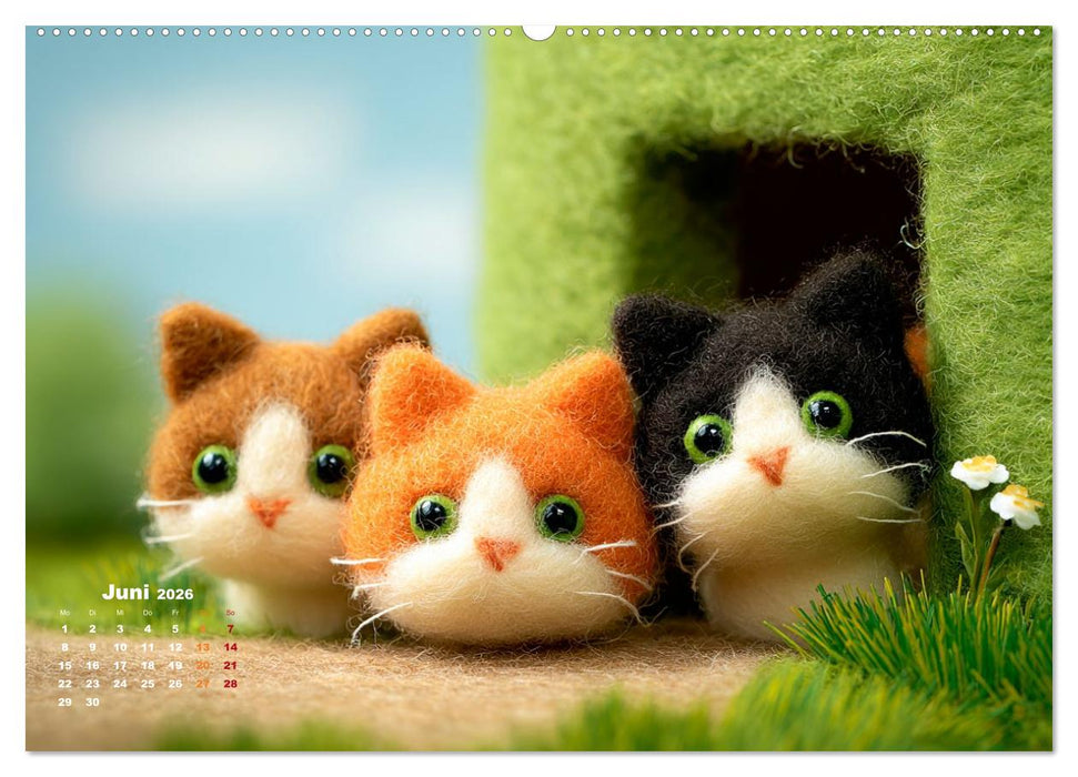 Tierisch flauschige Abenteuerreise (CALVENDO Premium Wandkalender 2026)