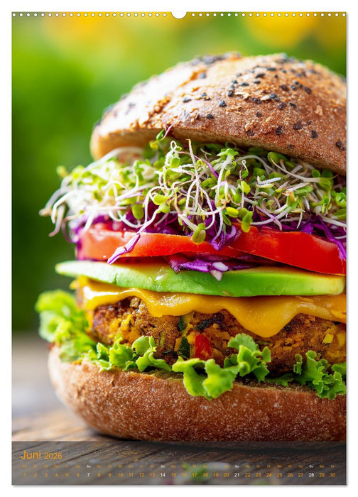 Burger Kalender - Foodporn für echte Burgerfans (CALVENDO Wandkalender 2026)