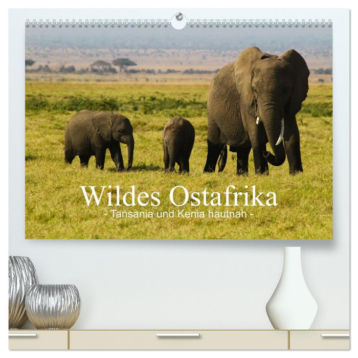 Wildes Ostafrika - Tansania und Kenia hautnah (CALVENDO Premium Wandkalender 2026)