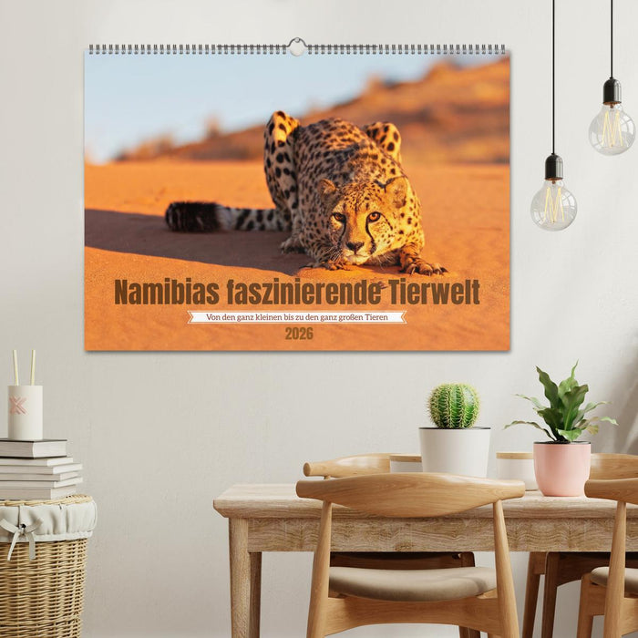 Namibias faszinierende Tierwelt (CALVENDO Wandkalender 2026)