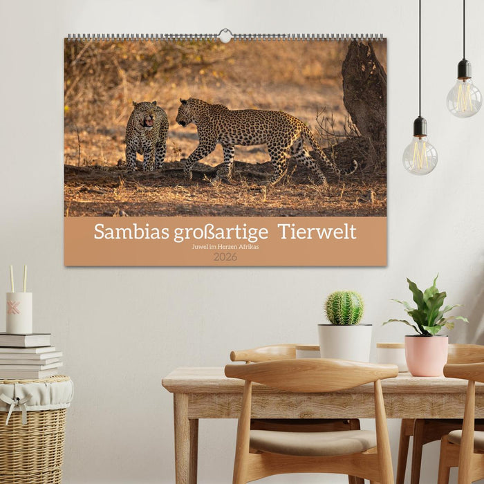 Sambias großartige Tierwelt (CALVENDO Wandkalender 2026)
