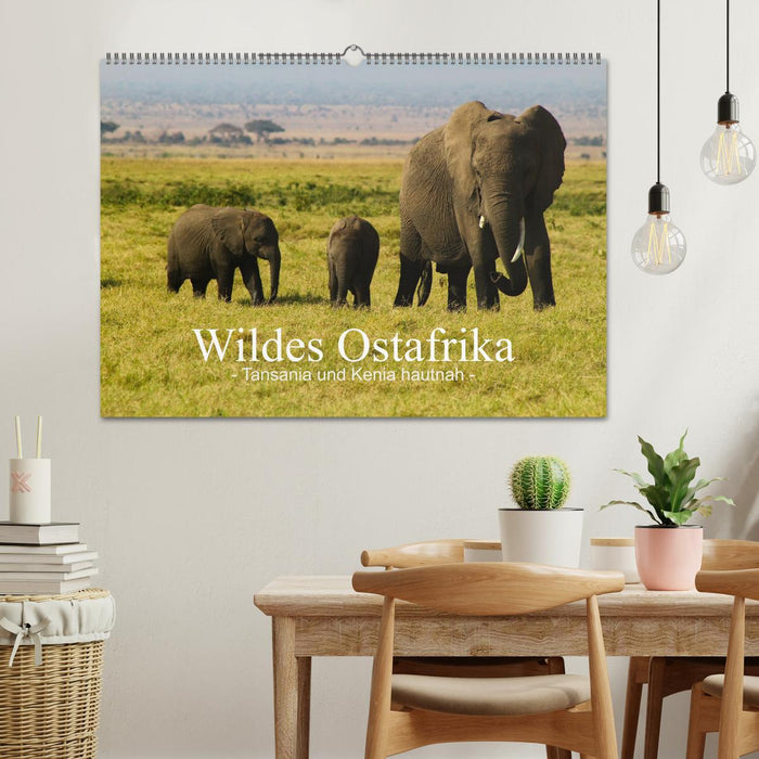 Wildes Ostafrika - Tansania und Kenia hautnah (CALVENDO Wandkalender 2026)