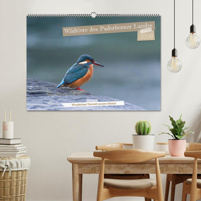 Wildtiere des Paderborner Landes (CALVENDO Wandkalender 2026)