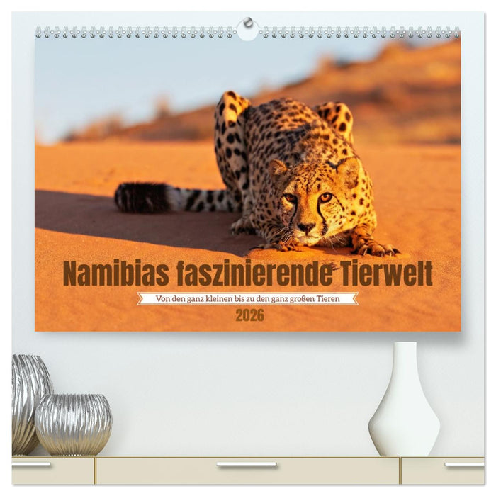 Namibias faszinierende Tierwelt (CALVENDO Premium Wandkalender 2026)
