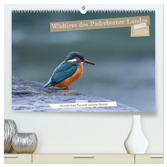 Wildtiere des Paderborner Landes (CALVENDO Premium Wandkalender 2026)