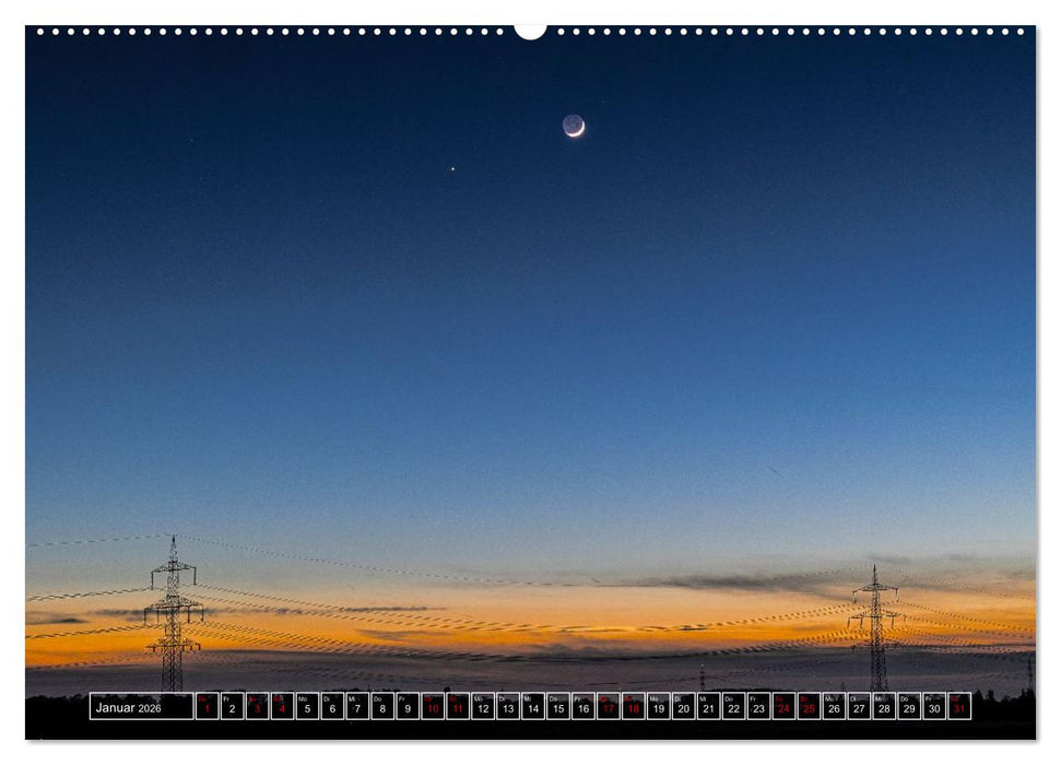 Faszination Mond - der etwas andere Mondkalender (CALVENDO Wandkalender 2026)
