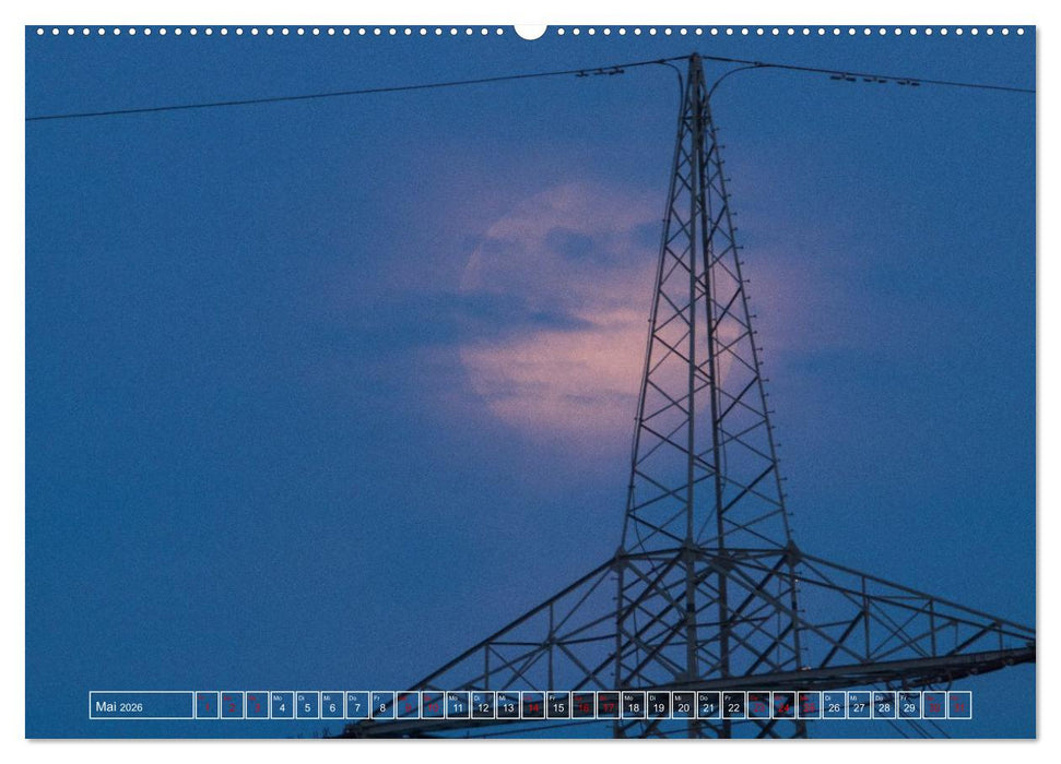 Faszination Mond - der etwas andere Mondkalender (CALVENDO Wandkalender 2026)