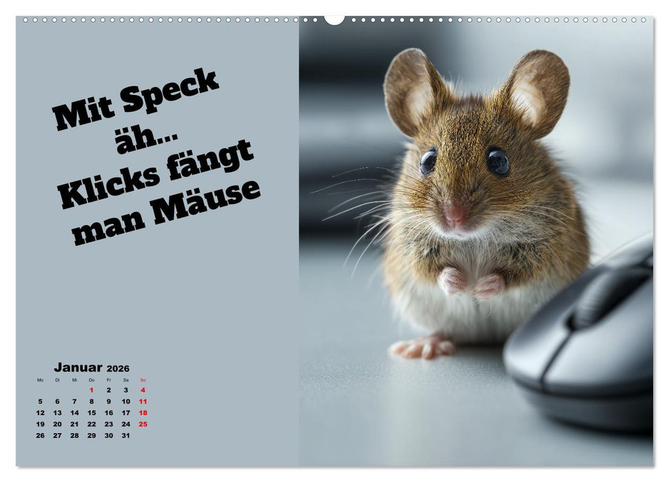 Pferdeschwanz - Das lustige, zweideutige Geschenk als Kalender (CALVENDO Premium Wandkalender 2026)