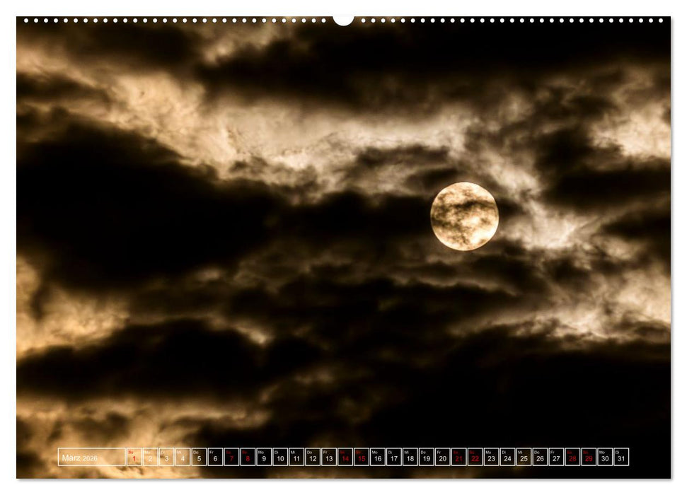Faszination Mond - der etwas andere Mondkalender (CALVENDO Premium Wandkalender 2026)