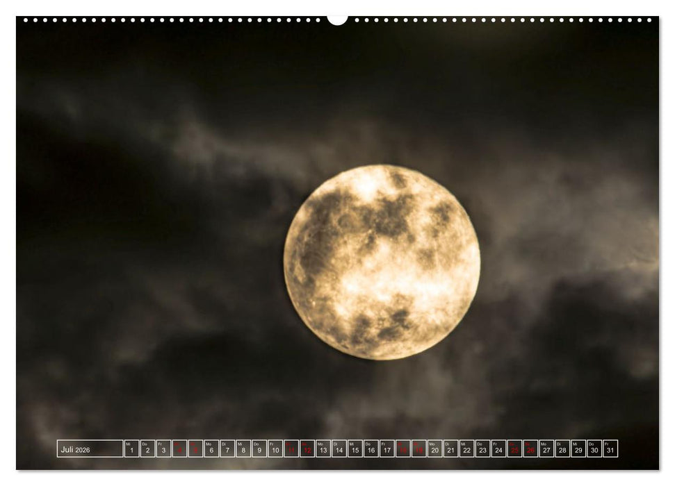 Faszination Mond - der etwas andere Mondkalender (CALVENDO Premium Wandkalender 2026)