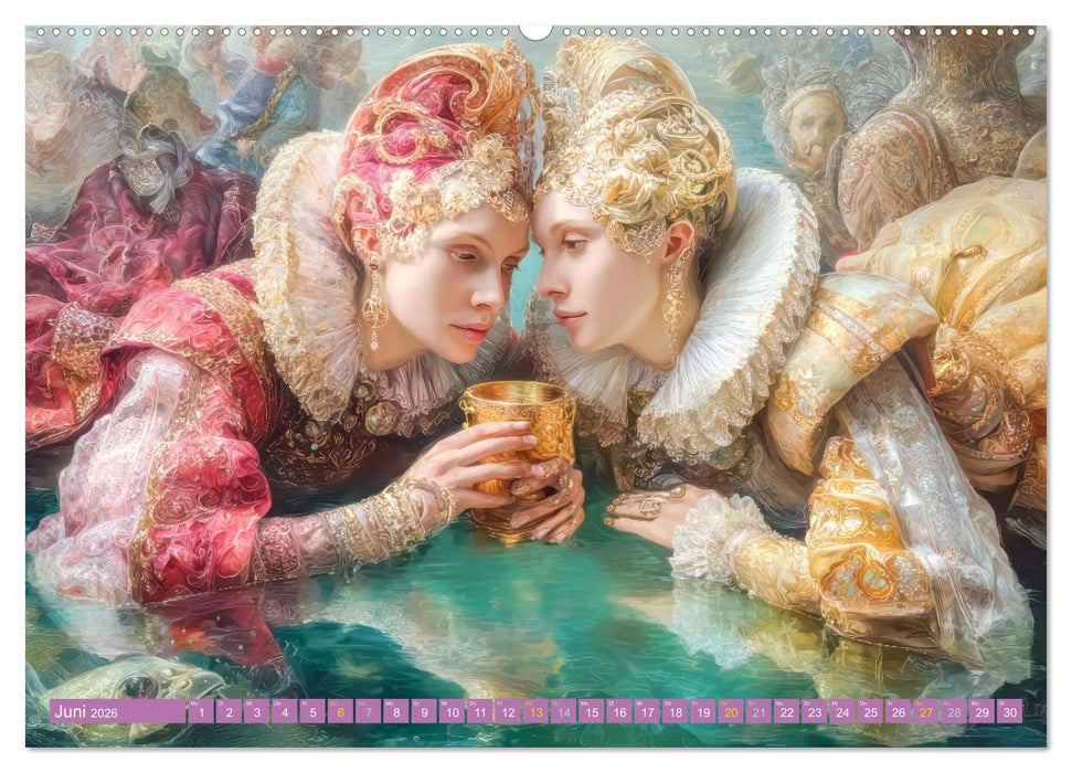 Fantasiereiche Kreationen - Schöpferisch umgesetzt (CALVENDO Premium Wandkalender 2026)