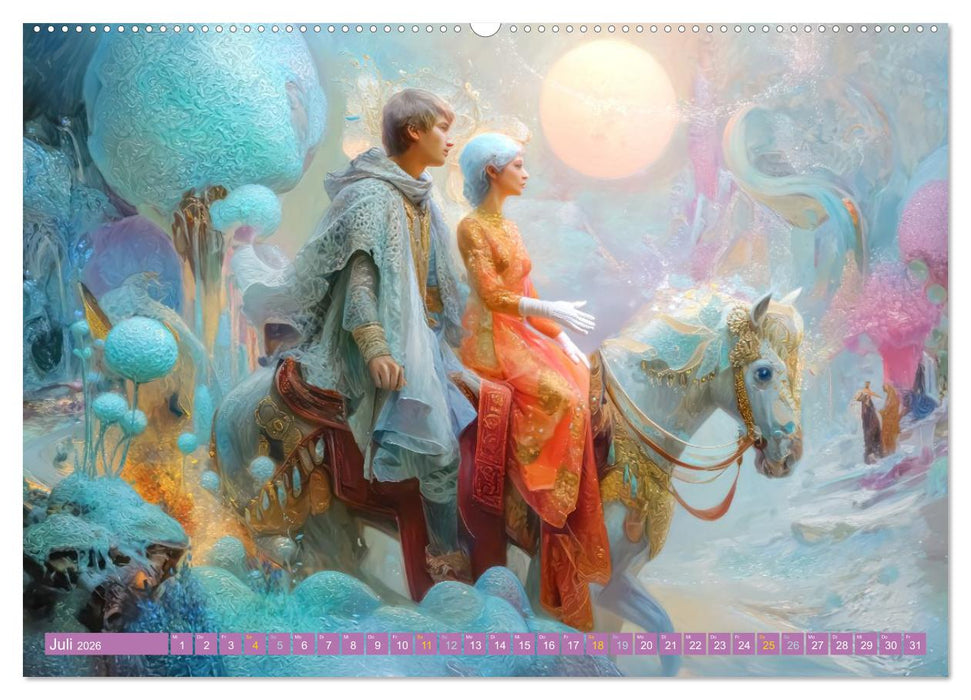 Fantasiereiche Kreationen - Schöpferisch umgesetzt (CALVENDO Premium Wandkalender 2026)