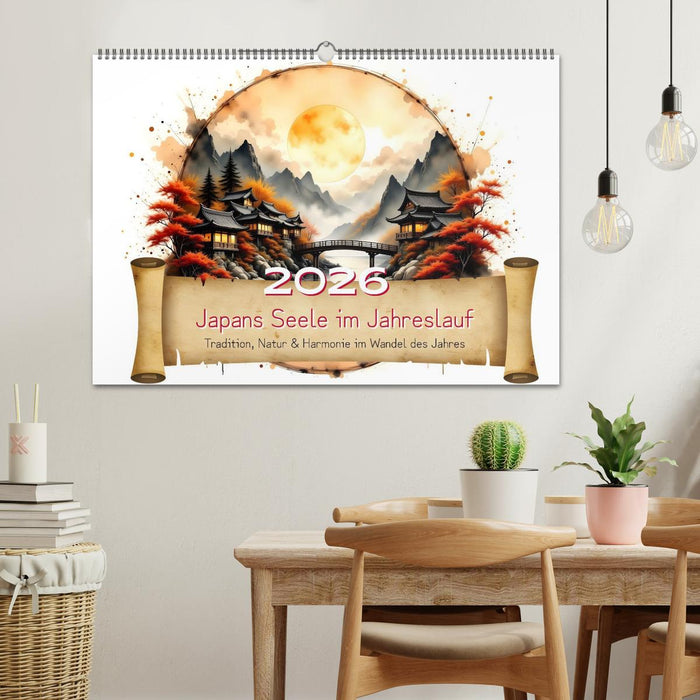 Japans Seele im Jahreslauf (CALVENDO Wandkalender 2026)