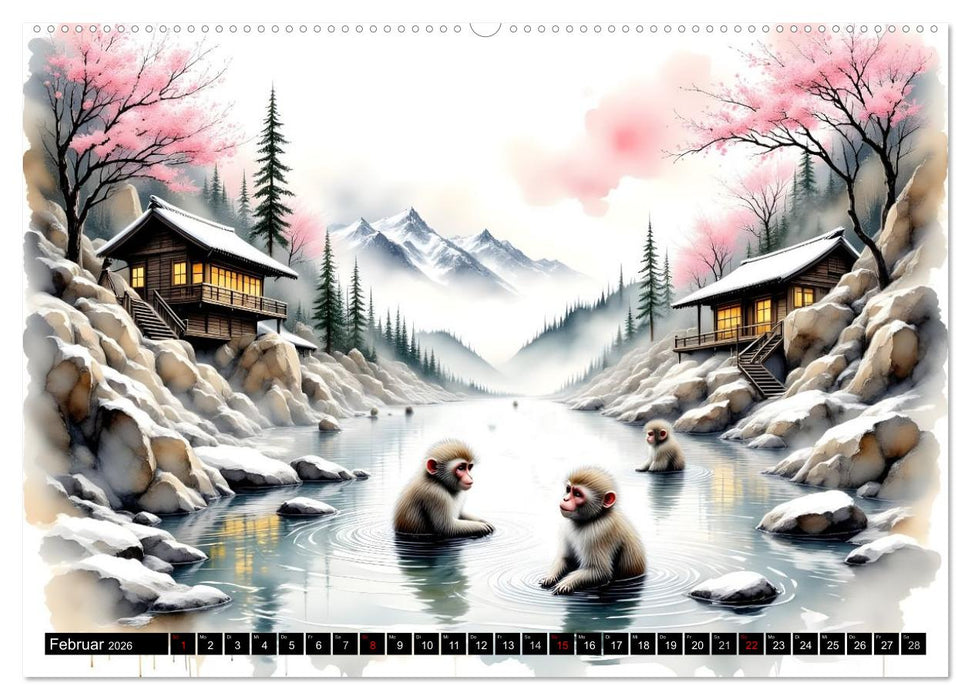 Japans Seele im Jahreslauf (CALVENDO Wandkalender 2026)
