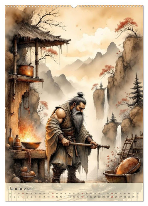 Das Schwert des Himmels - Der Kalender (CALVENDO Wandkalender 2026)