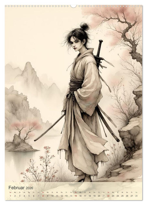 Das Schwert des Himmels - Der Kalender (CALVENDO Wandkalender 2026)
