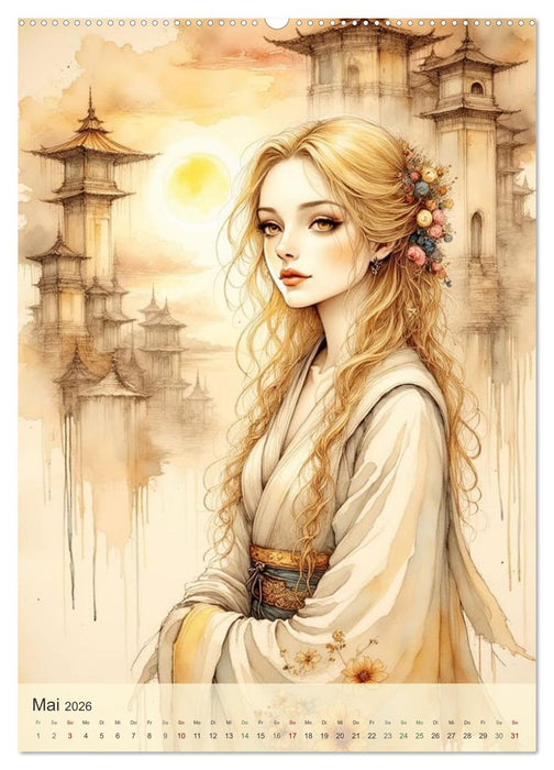 Das Schwert des Himmels - Der Kalender (CALVENDO Wandkalender 2026)