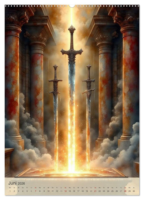 Das Schwert des Himmels - Der Kalender (CALVENDO Wandkalender 2026)