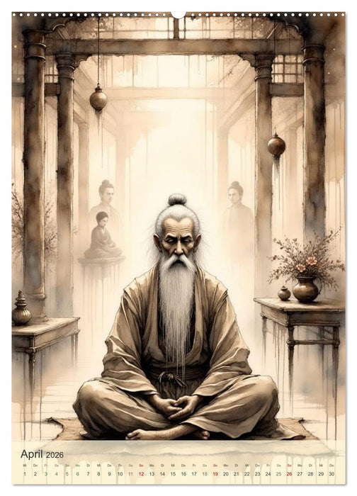 Das Schwert des Himmels - Der Kalender (CALVENDO Premium Wandkalender 2026)