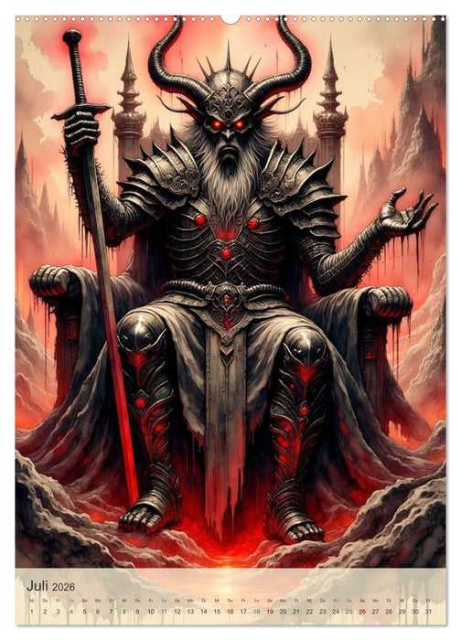 Das Schwert des Himmels - Der Kalender (CALVENDO Premium Wandkalender 2026)