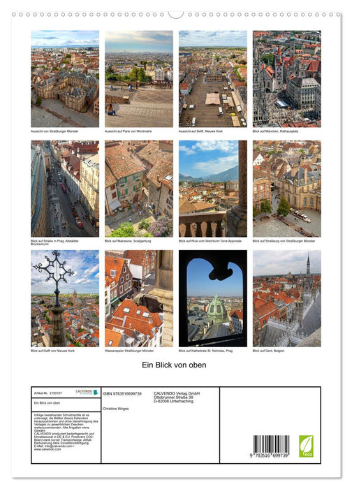 Ein Blick von oben (CALVENDO Premium Wandkalender 2026)