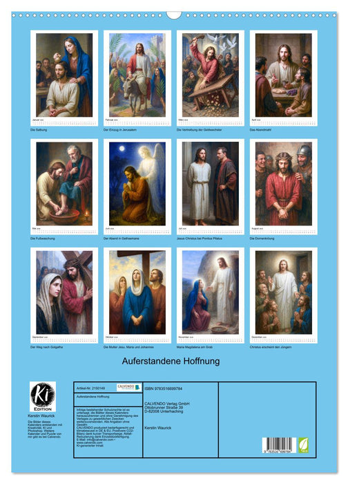 Auferstandene Hoffnung (CALVENDO Wandkalender 2026)