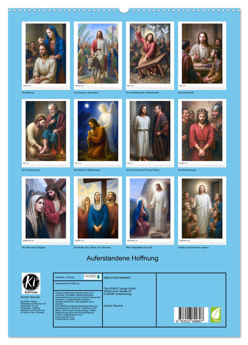 Auferstandene Hoffnung (CALVENDO Premium Wandkalender 2026)
