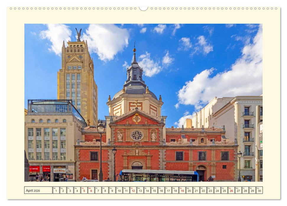 Madrid – Metropole mit Herz (CALVENDO Wandkalender 2026)