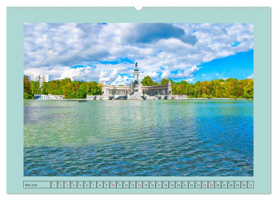 Madrid – Metropole mit Herz (CALVENDO Wandkalender 2026)