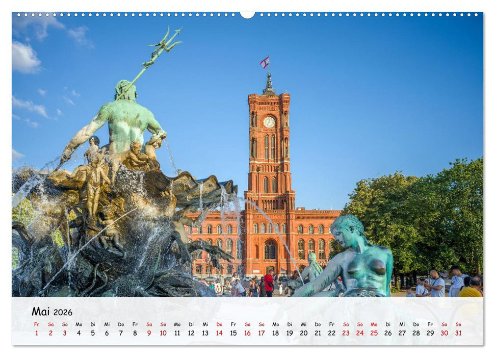 Berlin - Zwischen Alexanderplatz und Brandenburger Tor (CALVENDO Wandkalender 2026)