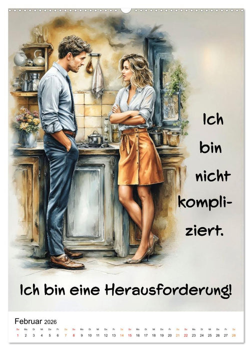 Liebling, mal ehrlich ..... (CALVENDO Wandkalender 2026)