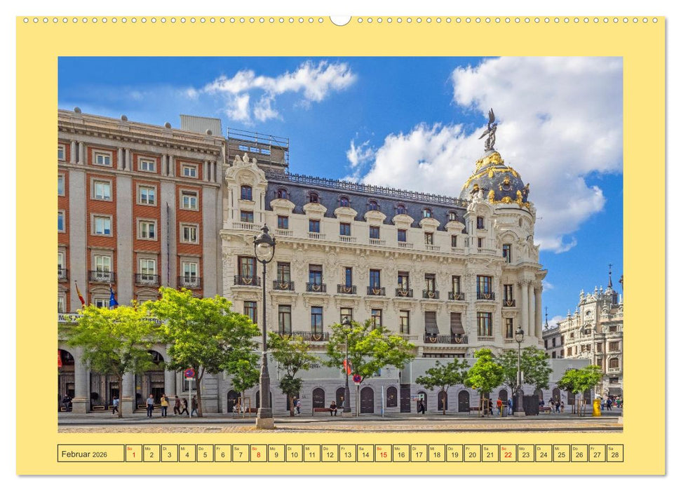 Madrid – Metropole mit Herz (CALVENDO Premium Wandkalender 2026)