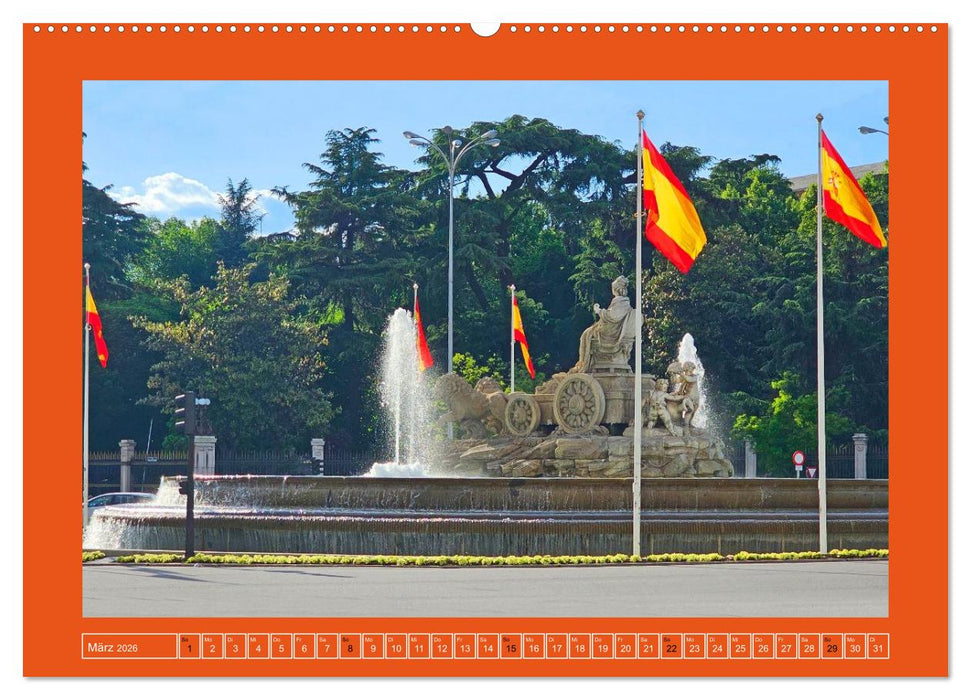 Madrid – Metropole mit Herz (CALVENDO Premium Wandkalender 2026)