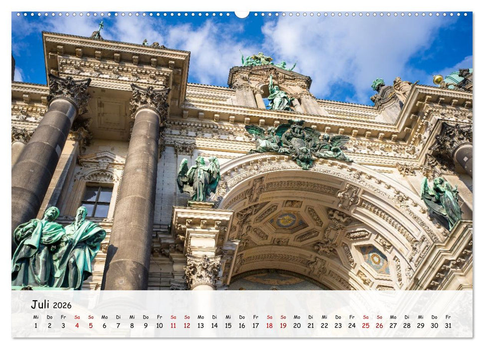 Berlin - Zwischen Alexanderplatz und Brandenburger Tor (CALVENDO Premium Wandkalender 2026)