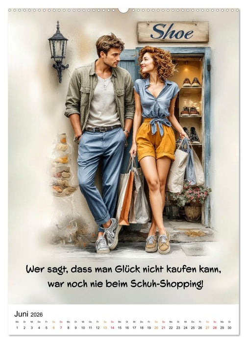 Liebling, mal ehrlich ..... (CALVENDO Premium Wandkalender 2026)