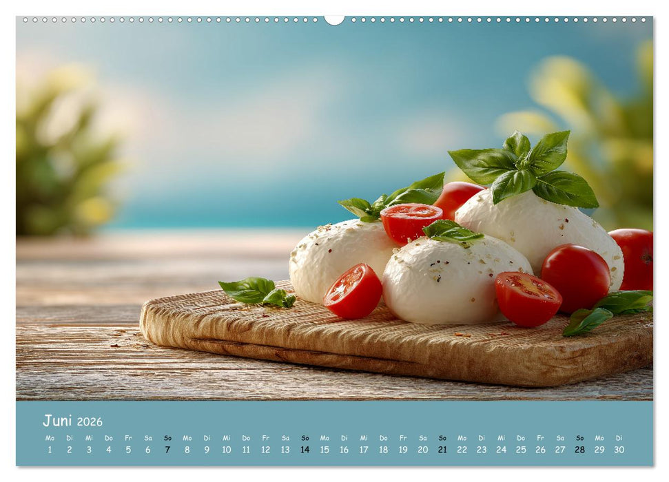 Käsekalender - mit Gourmet Käse und Platten durchs Jahr (CALVENDO Premium Wandkalender 2026)