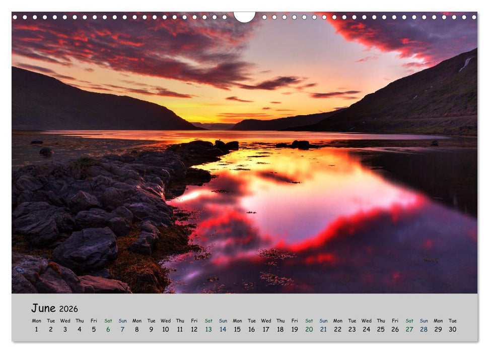 Natural scenery of Iceland (CALVENDO Monthly Calendar 2026)