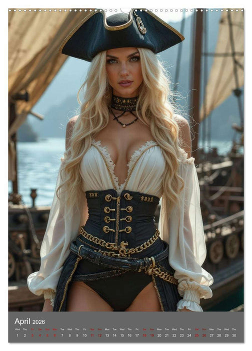 Pirate princesses (CALVENDO Monthly Calendar 2026)