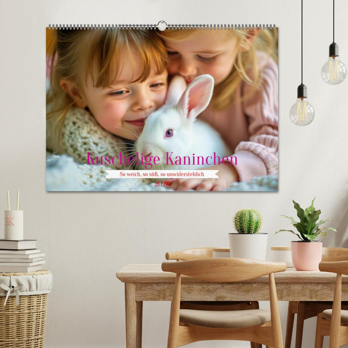 Kuschelige Kaninchen (CALVENDO Wandkalender 2026)