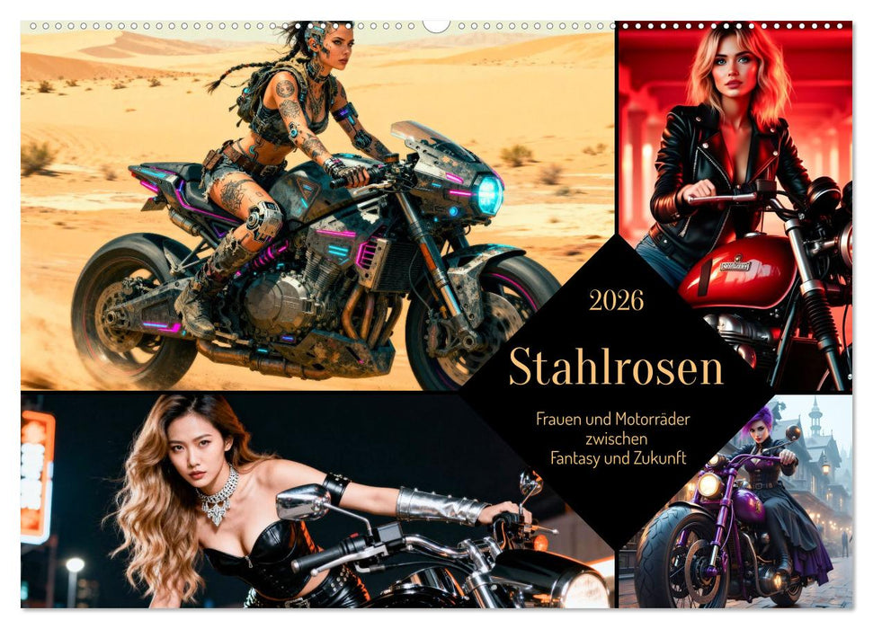 Stahlrosen (CALVENDO Wandkalender 2026)