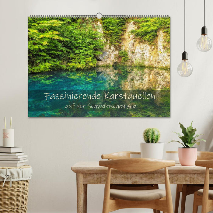 Faszinierende Karstquellen auf der Schwäbischen Alb (CALVENDO Wandkalender 2026)